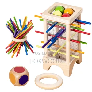 Montessori Wooden Stick Game,