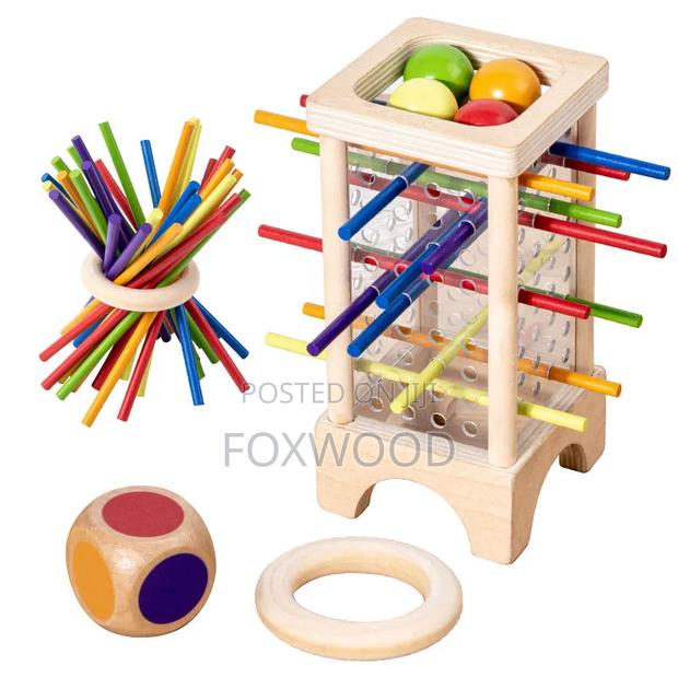 Montessori Wooden Stick Game, - thumbnail 4