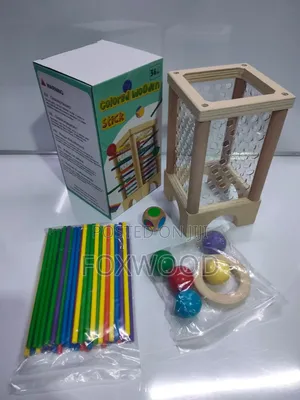 Montessori Wooden Stick Game,