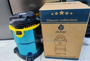 Efficient Silent 15l Nunix Wet and Dry Vacuum Cleaner.