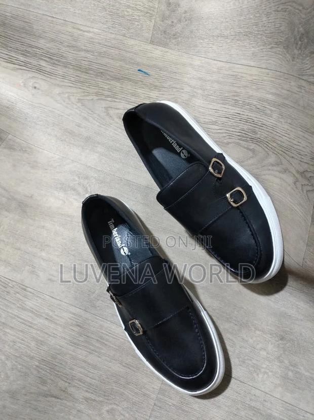 Double Monk Leather Loafers - thumbnail 2
