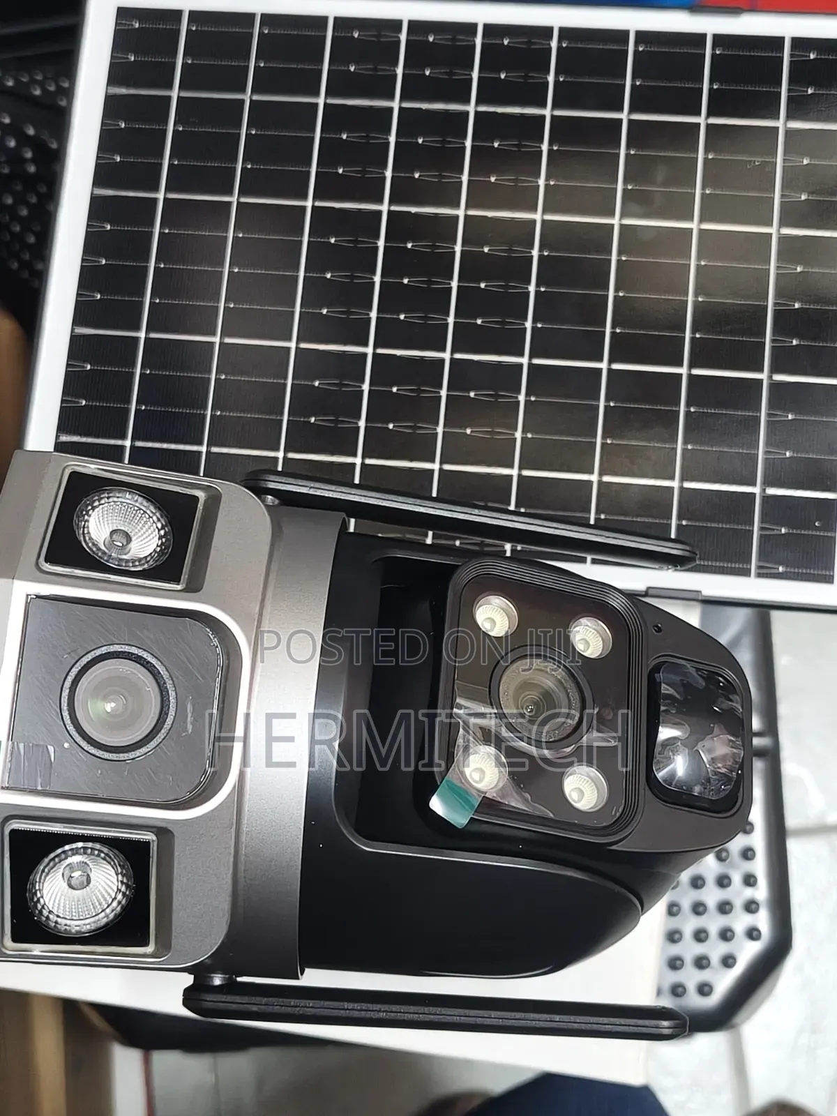 Wifi Model Dual Lens Solar Powered PTZ Camera