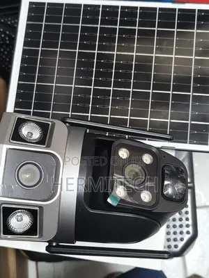 Wifi Model Dual Lens Solar Powered PTZ Camera