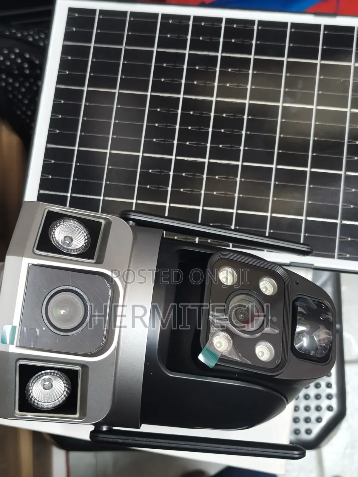 Wifi Model Dual Lens Solar Powered PTZ Camera