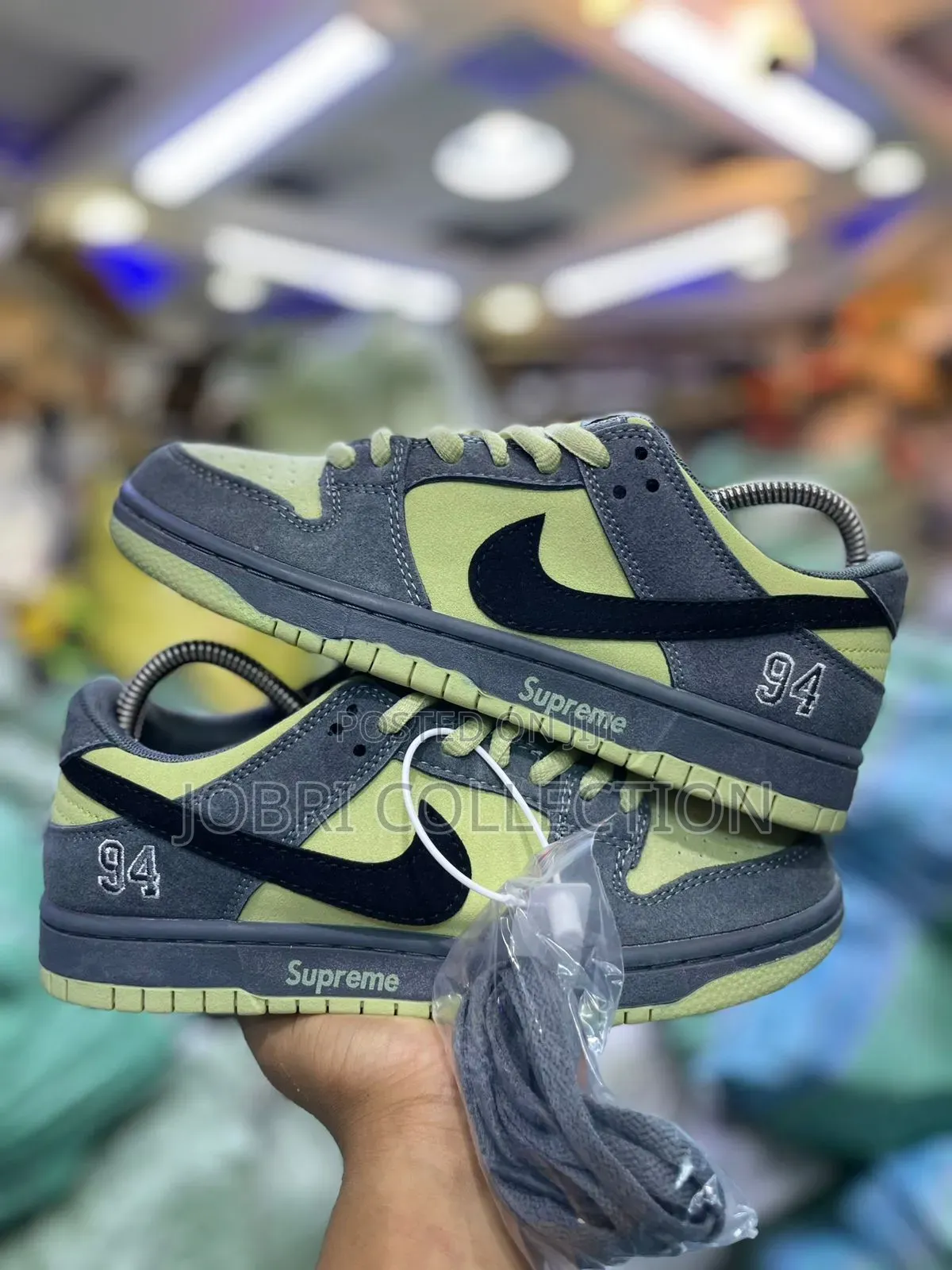 Nike Sb Dunk Low “Camper Green Supreme 94 “
Quality Leather Sneakers