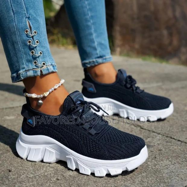 Double Sole Comfy Ladies Sneakers