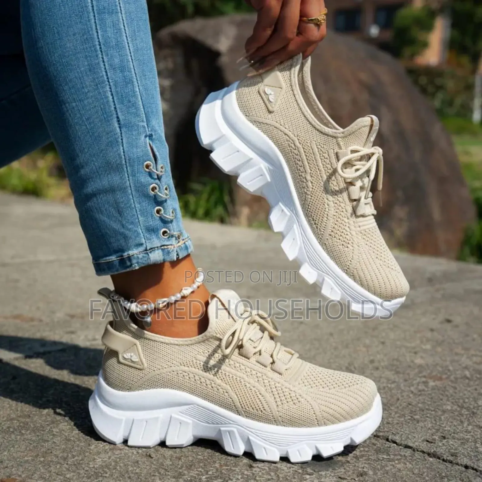 Double Sole Comfy Ladies Sneakers