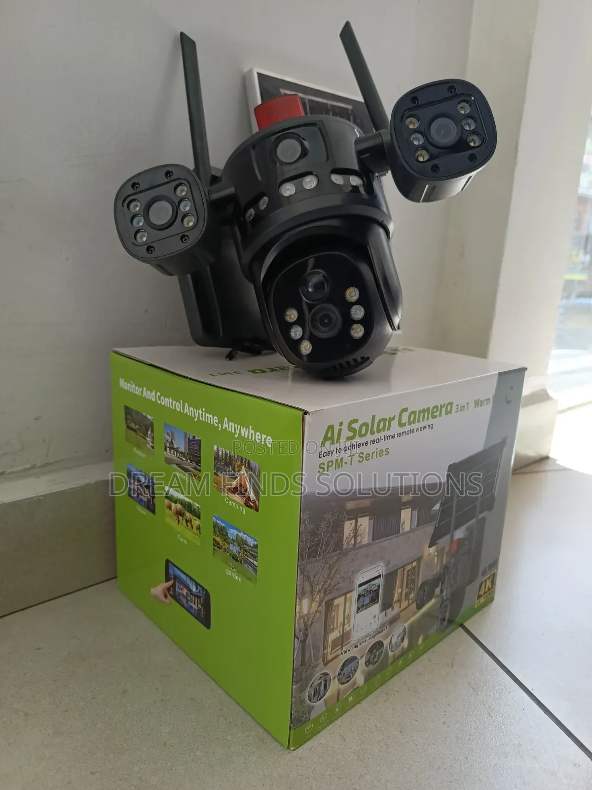 2026 Series Ai Solar Powered Camera Full Colour