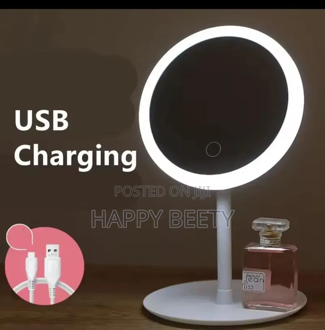 *Led Make Up Mirror Storage Tray*