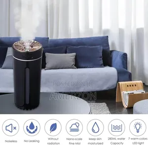 Humidifier - 2 Lighting Modes Car Air
