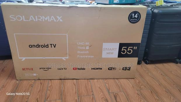 Solarmax 55-Inch Smart Frameless Uhd Android Tv - thumbnail 2