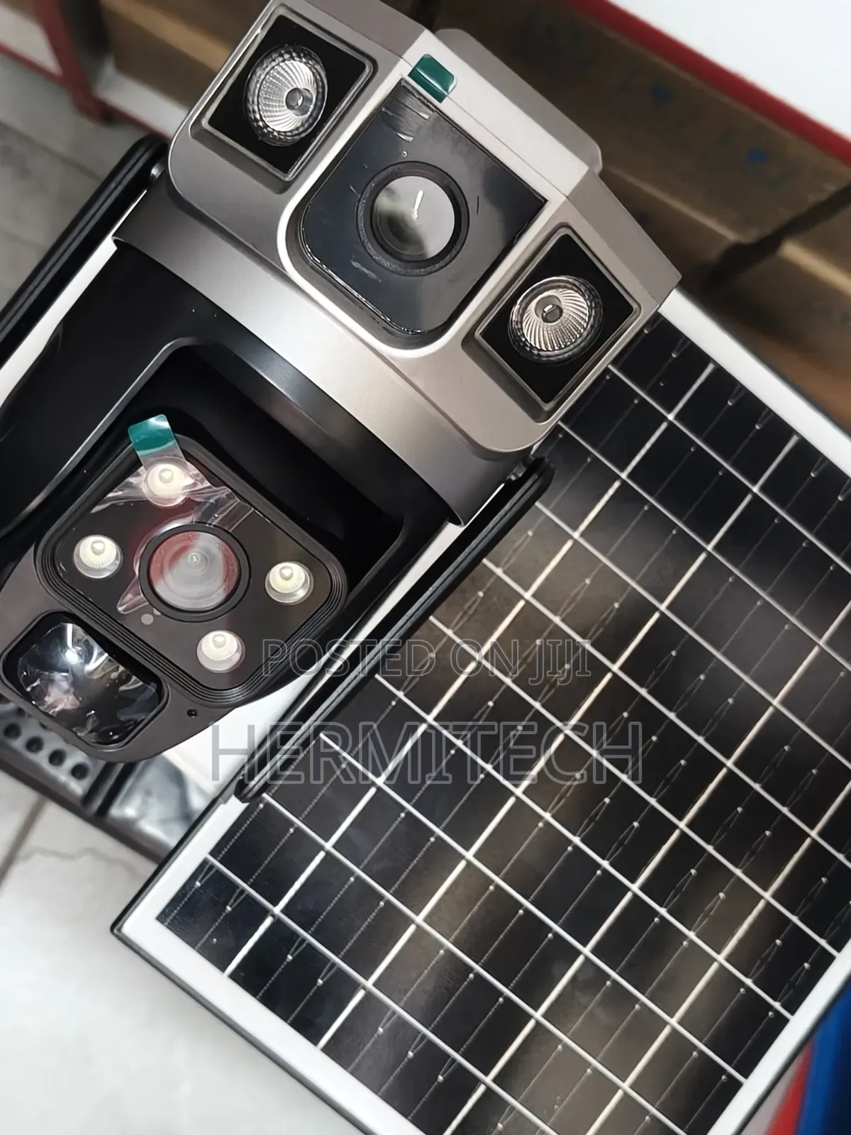 Outdoor Solar Camera Wifi Model Dual Lens CCTV