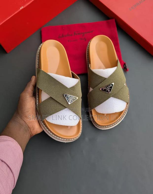Leather Prada Sandals - thumbnail 3