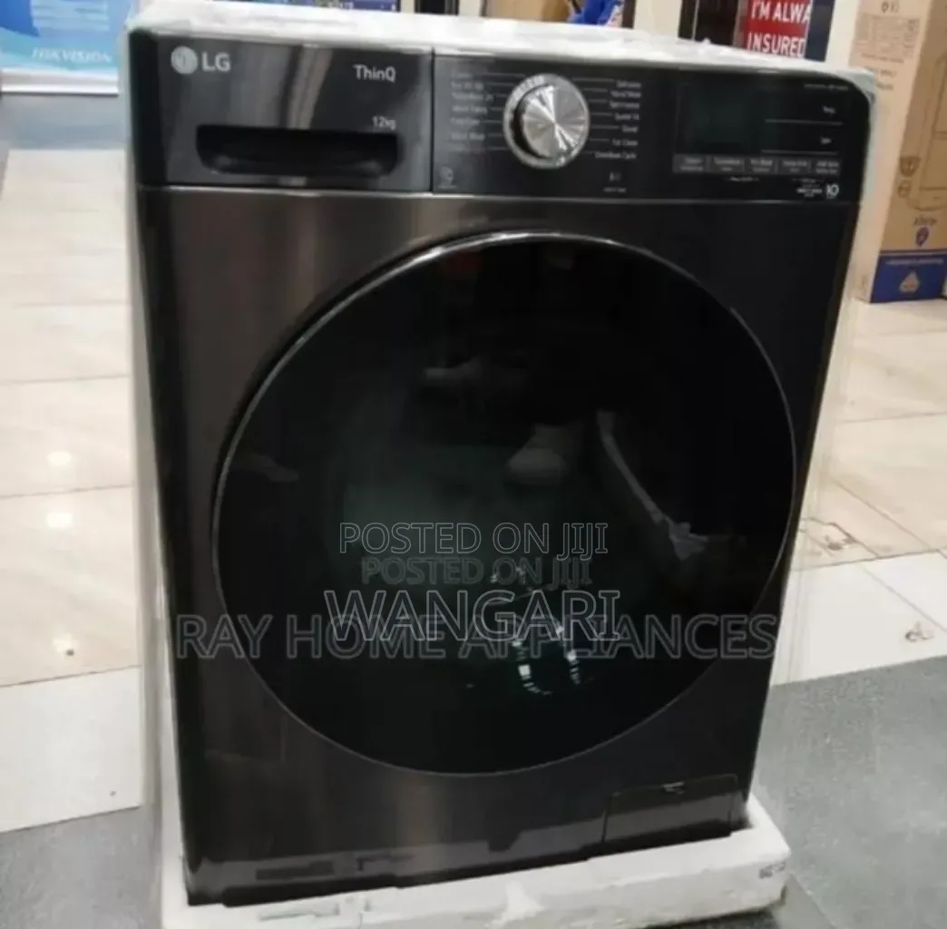 Colour Black Lg 12kgs Washing Machine Wash and Dry
