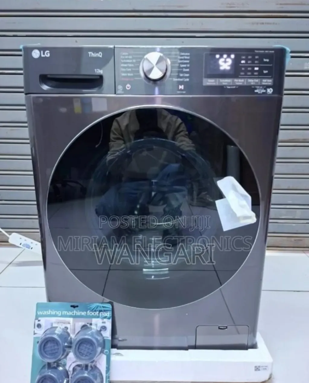 Colour Grey - Lg 12kgs Washing Machine Wash and Dry