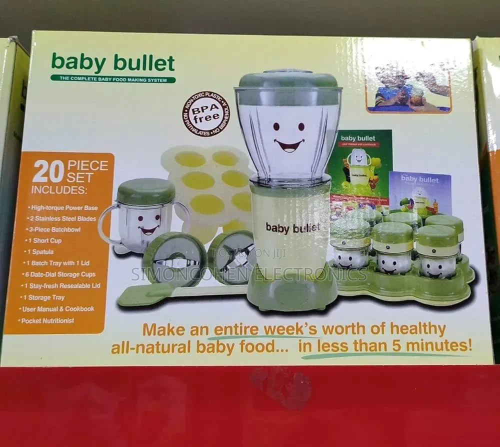 20pc Baby Nutri Bullet Baby Food Preparation and Storage Set