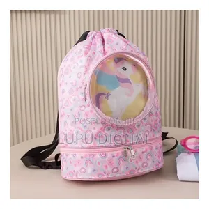 Kids Waterproof Drawstrings Swimming Bag Swimming Sport Beach