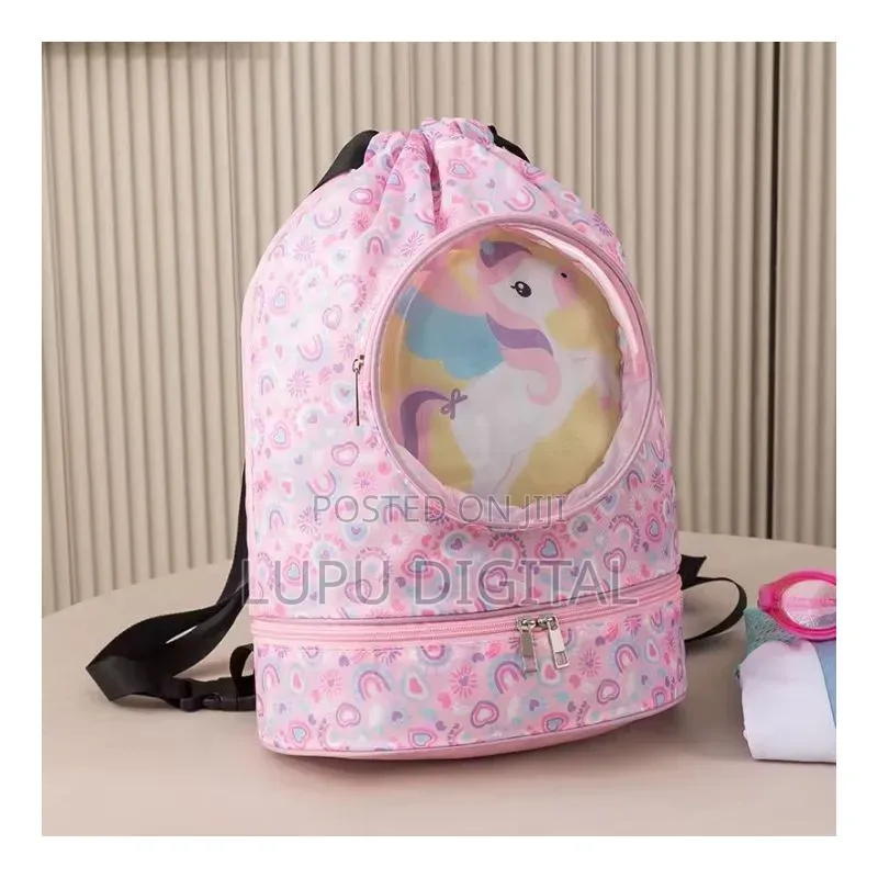 Kids Waterproof Drawstrings Swimming Bag Swimming Sport Beach