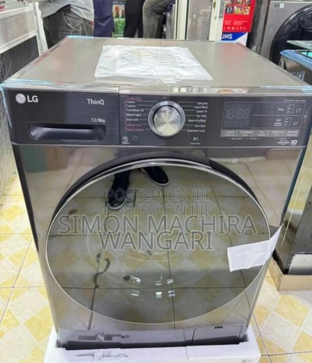 12kgs/ 8kgs. Pay on Delivery Lg 12kgs Washing Machine Wash and Dry
