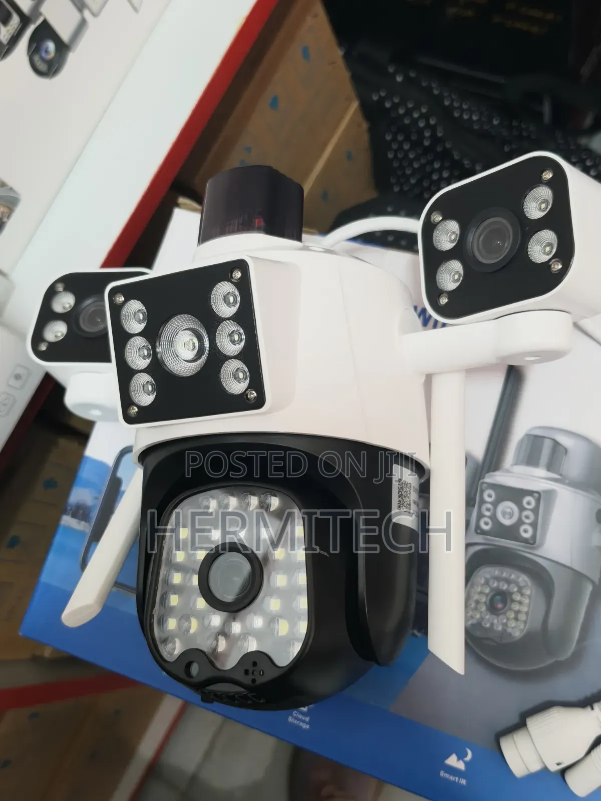 Triple Wide View Triple Lens CCTV Electric Model 4g Ethernet Cable