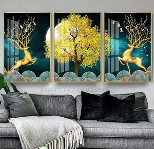 The Ravishing Deer Abstract Canvas