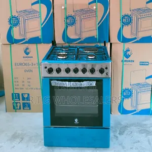 60×65 Euroken 3+1 Gas Cooker With Electric Oven System