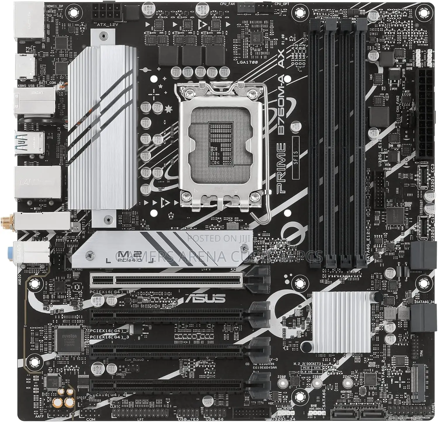 Asus Prime B760m-a Ax Intel Lga 1700 B760 Microatx Desktop Motherboard