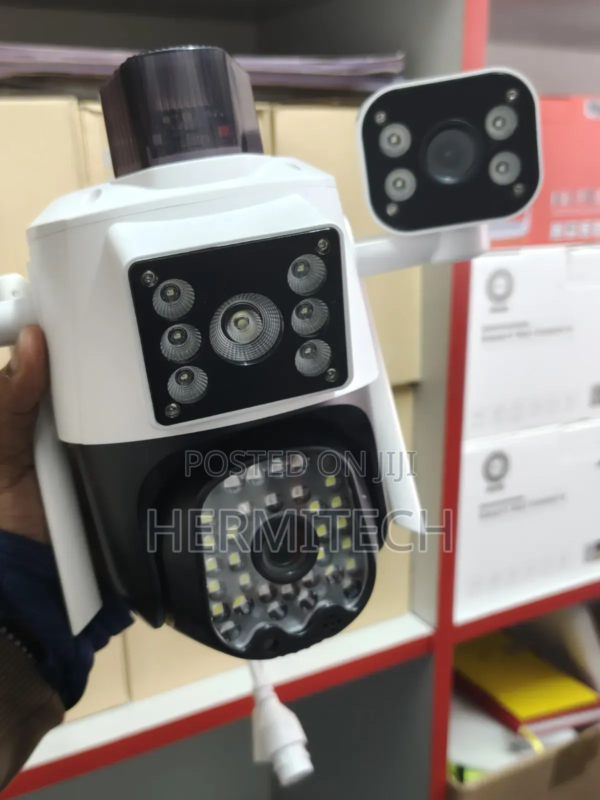 Smart Functionality Triple Lens 4g Electric Model CCTV Ethernet Cable