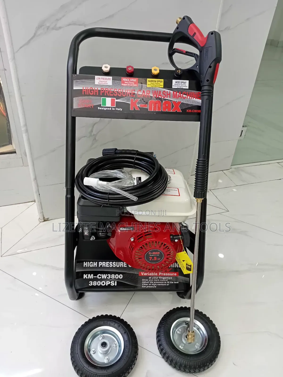Kmax 3800psi High Pressure Petrol Carwash Machine/ Pressure Washer