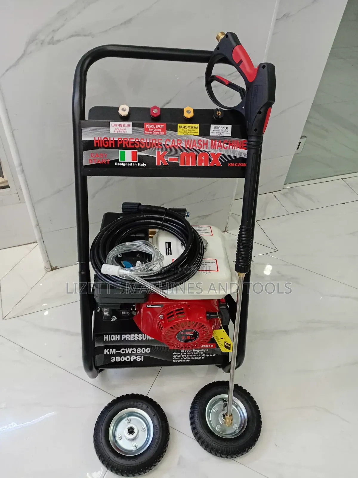 Kmax 3800psi High Pressure Petrol Carwash Machine/ Pressure Washer