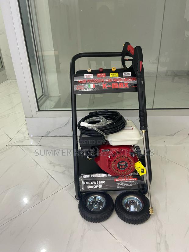 High Pressure Car Wash Machine 3800psi K-Max 7.5 Hp