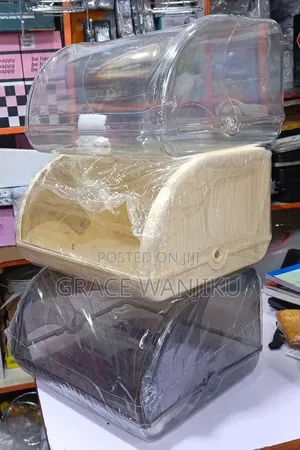 Breadbin With Acrylic Cover