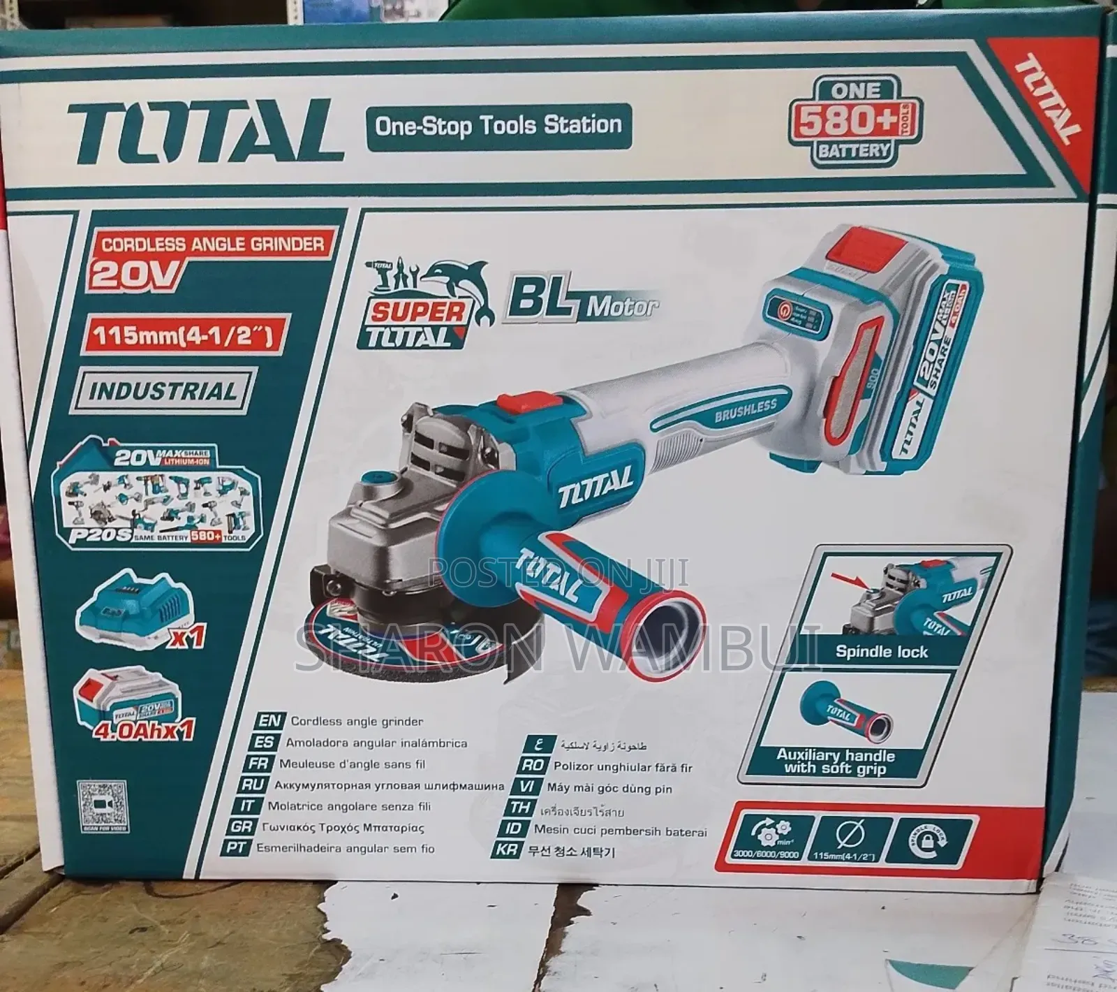 Total Cordless Grinder 20v/20v Total Cordless Grinder
