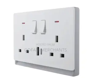 Double Socket With Usb-a Type-C – Ivory Finish