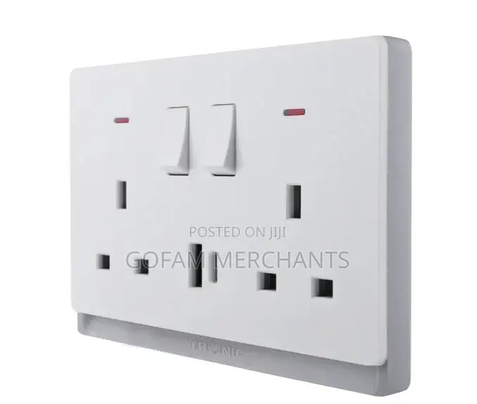 Double Socket With Usb-a Type-C – Ivory Finish
