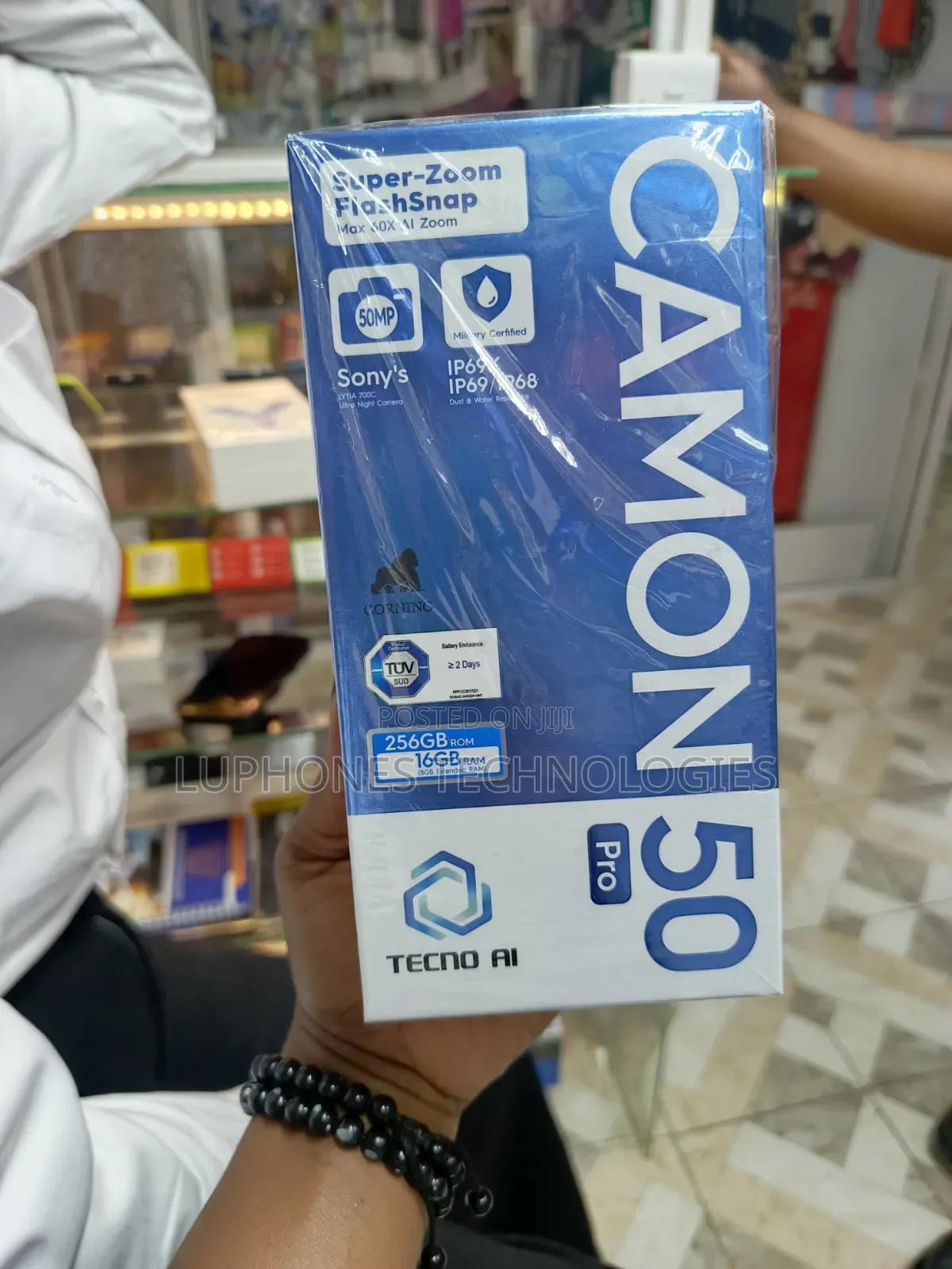 New Tecno Camon 50 Pro 256 GB Black
