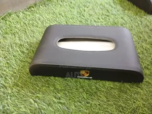 Porsche Car Tissue Box Holder – Luxury Leather Auto Interior Organizer