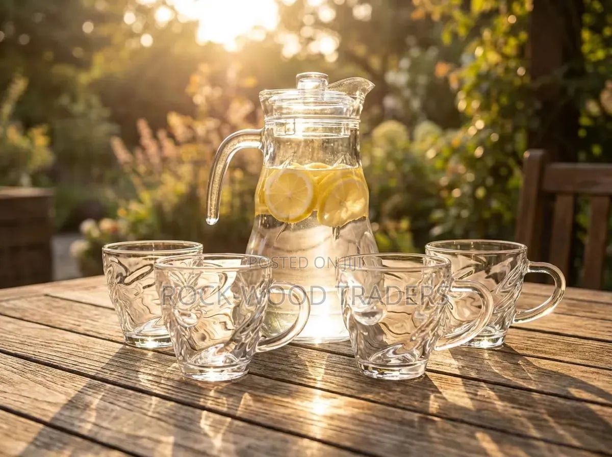Sky Jug Set 1 Jug and 4 Glasses