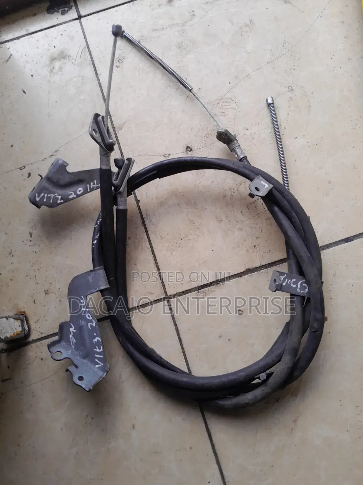 Ex Japan Vitz Rear Handbrake Cables Model 2014
