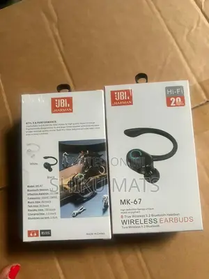 Jbl Mk-67 Wireless Earbuds, Bluetooth 5.2, 20h Battery, Stylish Fit