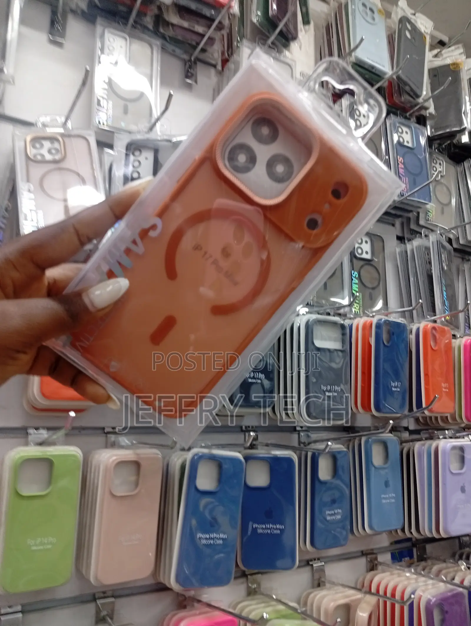 Orange-Colored Protective Case Is for the Apple iPhone 17 Pro Max