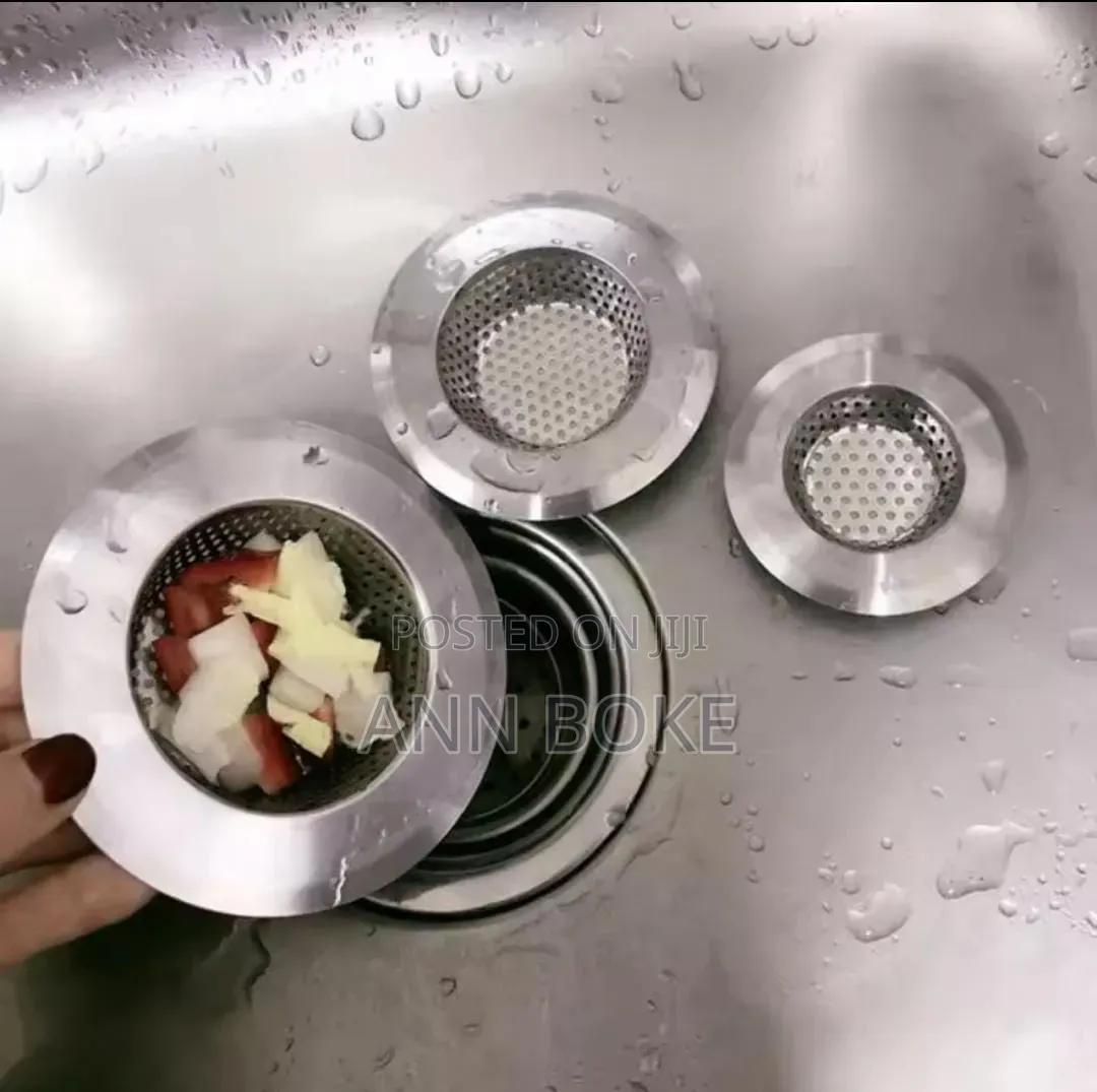 2 In 1 Kitchen/ Bathroom Sink Strainer Material: Stainless Steel