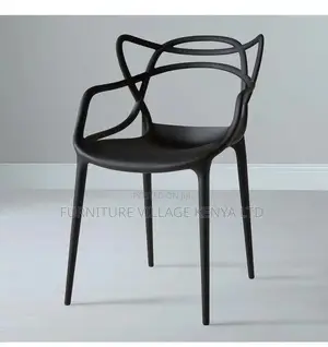 Dining Chair; Plastic Arm Support Dining Chair