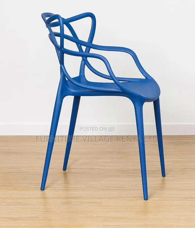 Dining Chair; Plastic Arm Support Dining Chair