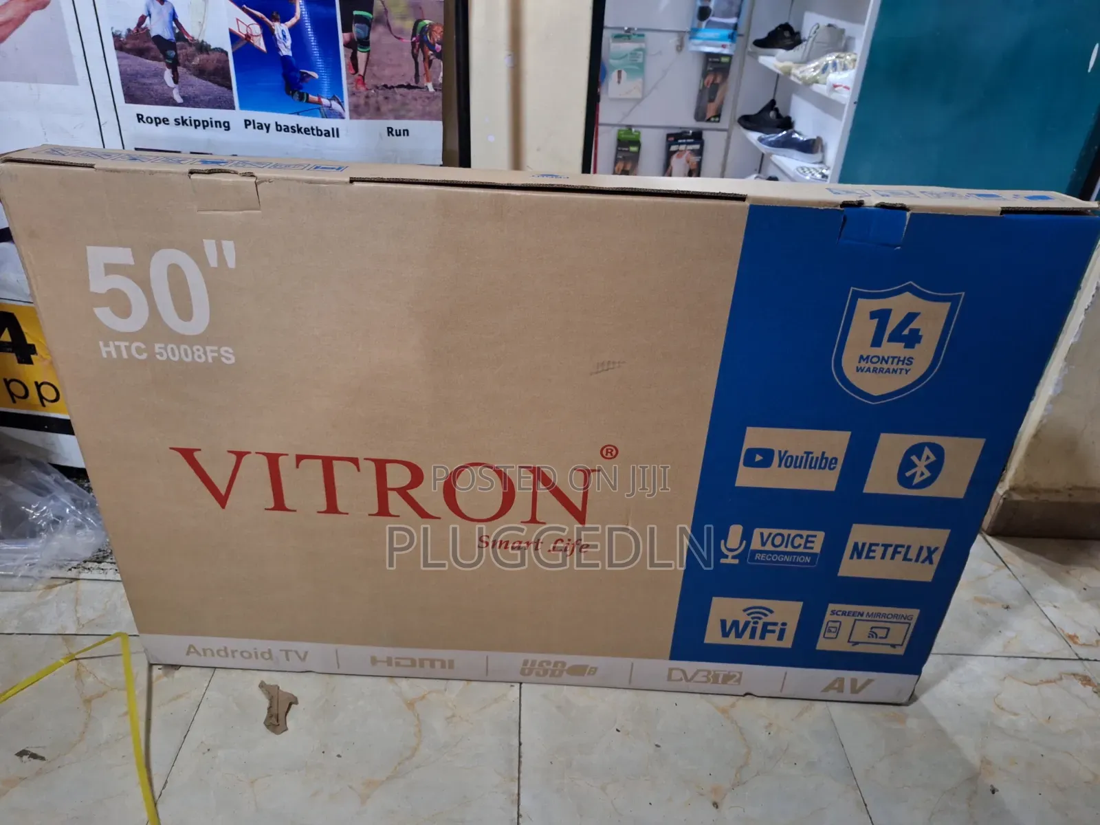 50-Inch Vitron Smart Android Tv .