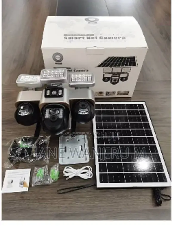 V380pro 4g Triple Lens Security Solar