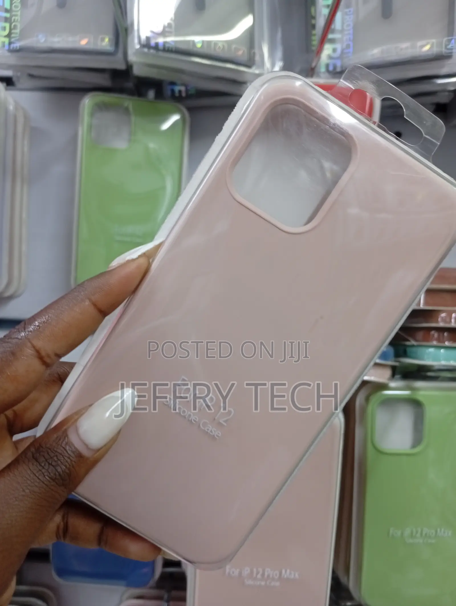 This Is a Silicone Phone Case Designed for the iPhone 12.