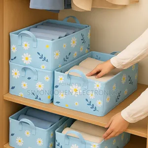 Daisy Print Closet Organizer