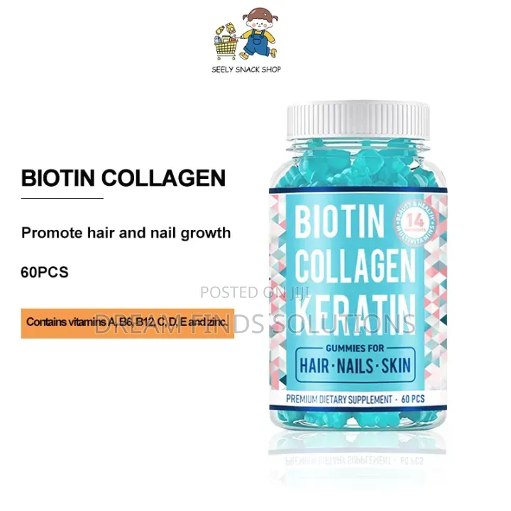 High Potency Biotin Collagen Keratin