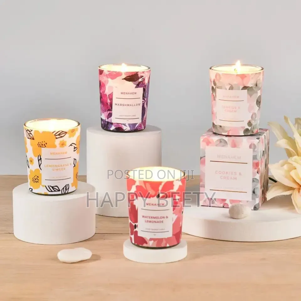 50g Menahem Scented Candle in Glass No